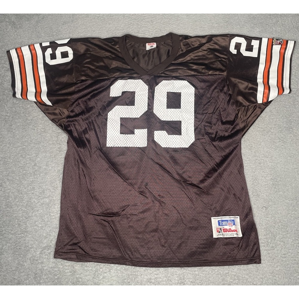 Vintage‎ 90s Eric Turner Cleveland Browns Wilson Jersey #29 Men's M Made In USA